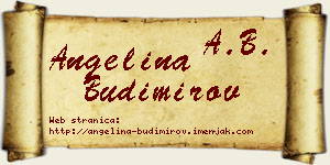 Angelina Budimirov vizit kartica